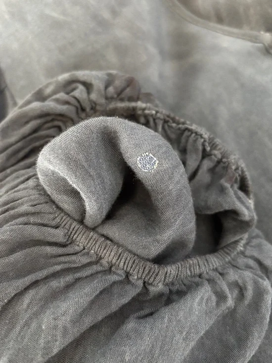 Young Fabulous & Broke Dawn Navy Tie Dye Maxi Dress Bohemian Large - Picture 13 of 16